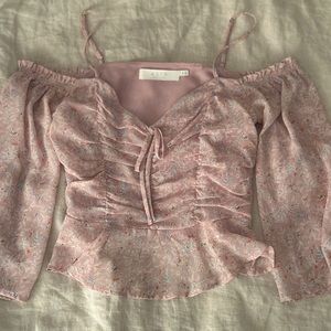 BRAND NEW PINK ASTR BLOUSE